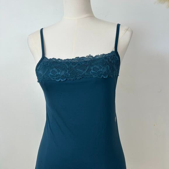 Maurices Womens Lace Trim Y2K Cami Tank Top Size M Preppy Fairy Whimsigoth - Picture 2 of 8